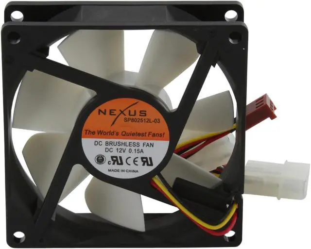 Alt view image 8 of 9 - Nexus SP802512L-03 80mm Case cooler