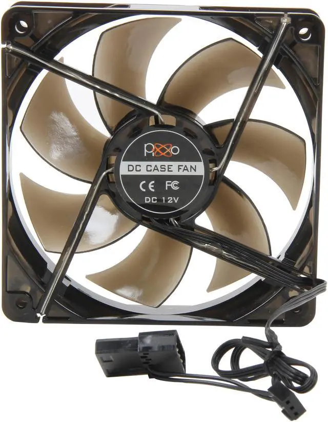 Alt view image 3 of 5 - Pixxo PF-S120X-02GN Green LED Case Fan