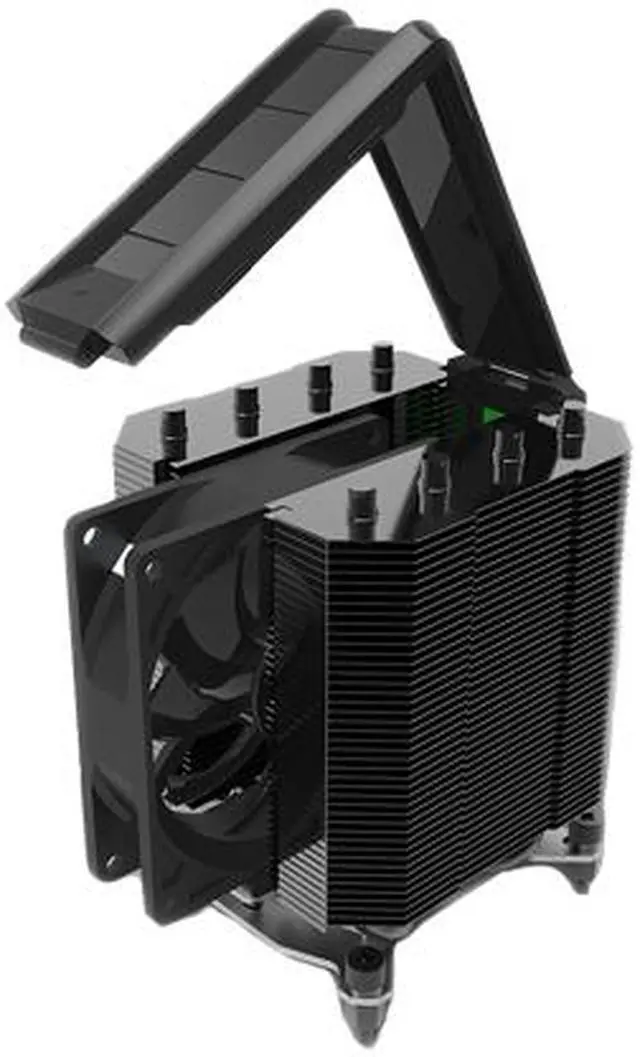 Alt view image 6 of 7 - Phononic HEX 2.0 Integrated 92mm CPU Cooler