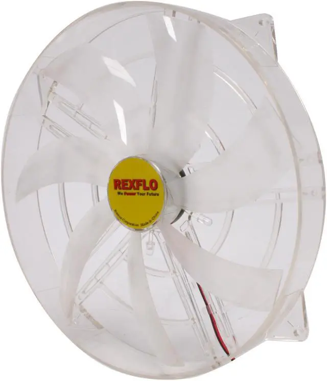 Alt view image 2 of 11 - Rexus Rexflo250mm Red 250mm Red LED Silent LED FAN