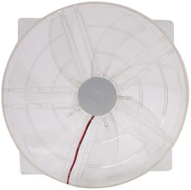 Alt view image 4 of 11 - Rexus Rexflo250mm Red 250mm Red LED Silent LED FAN
