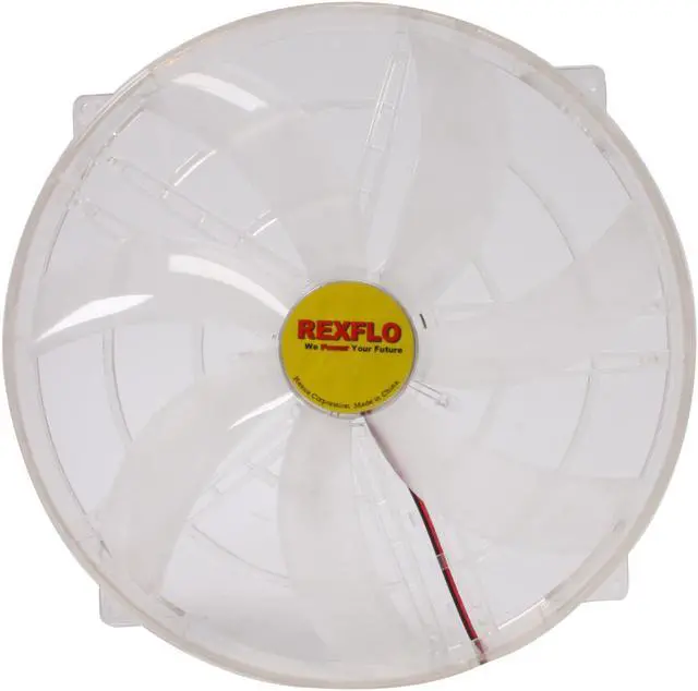 Alt view image 6 of 11 - Rexus Rexflo250mm Red 250mm Red LED Silent LED FAN