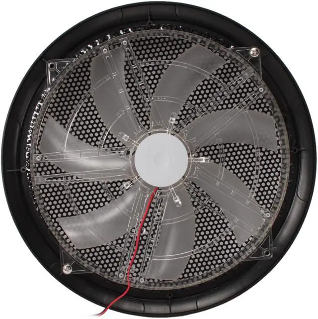 Alt view image 9 of 11 - Rexus Rexflo250mm Red 250mm Red LED Silent LED FAN