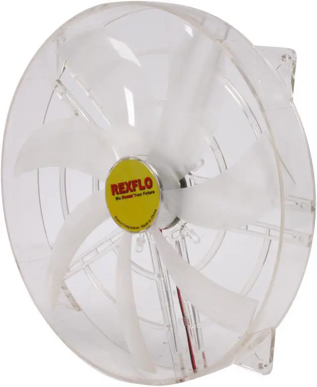 Alt view image 2 of 11 - Rexus Rexflo250mm Green 250mm Green LED Silent LED FAN