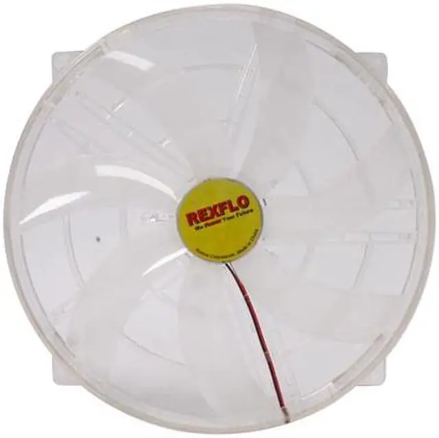 Alt view image 6 of 11 - Rexus Rexflo250mm Green 250mm Green LED Silent LED FAN