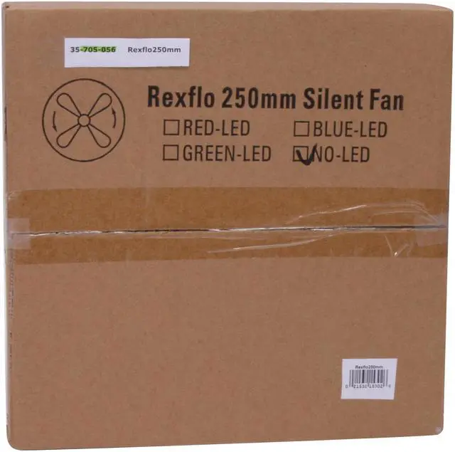 Alt view image 10 of 10 - Rexus Rexflo250mm 250mm Silent FAN
