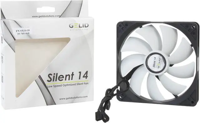 Alt view image 5 of 5 - Rexus Gelid Silent14 FN-SX14-10 140mm Case Fan