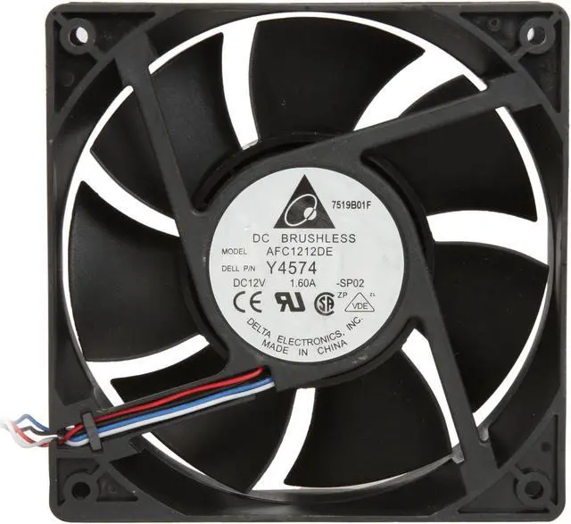 Alt view image 3 of 5 - 1ST PC CORP. AFC1212DE-SP02 Non-LED LED Case Cooling Fan
