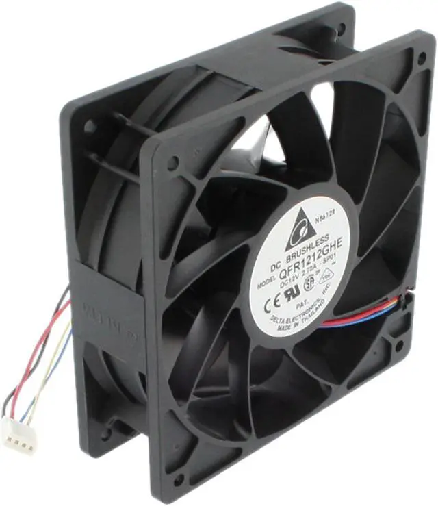 Alt view image 7 of 9 - Delta QFR1212GHE-PWM Case cooler