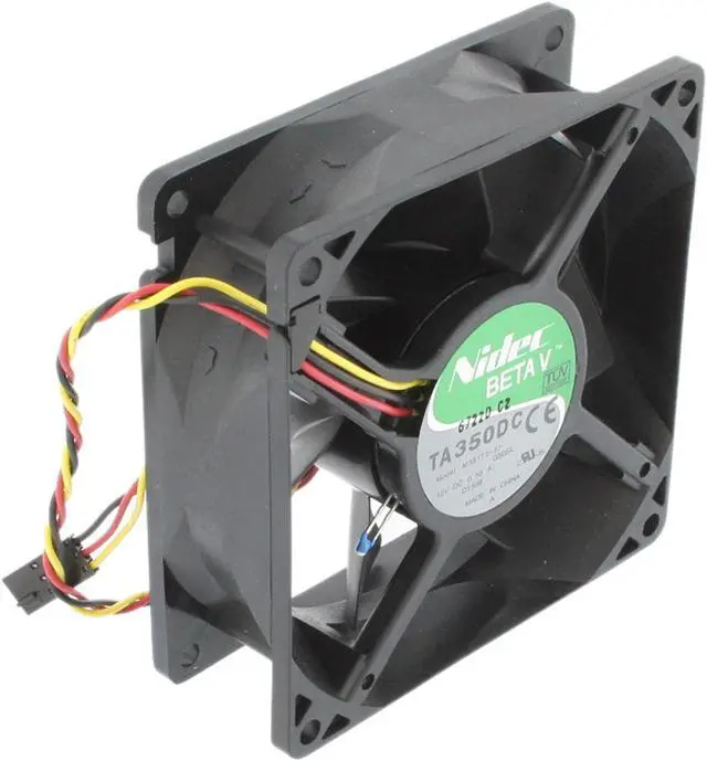 Alt view image 7 of 9 - Nidec M35172-57 92mm Non-LED LED Case cooler