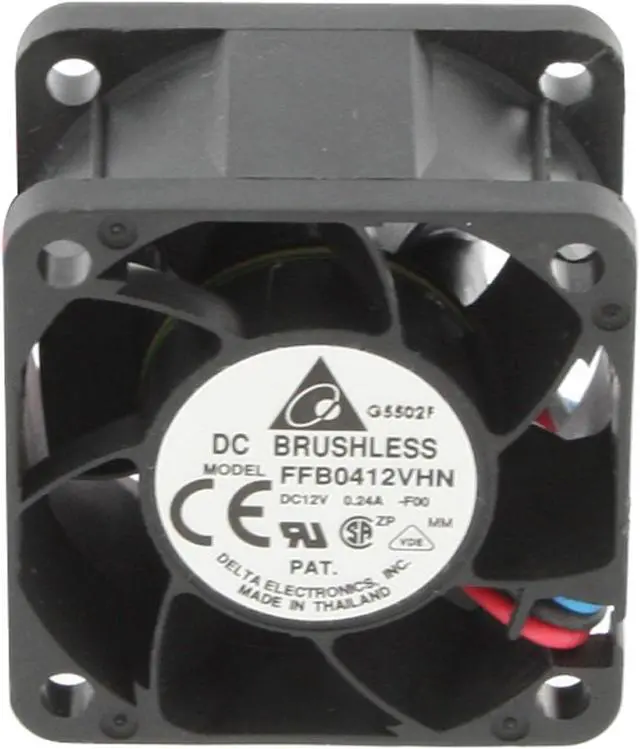 Alt view image 8 of 8 - Delta Electronics FFB0412VHN-F00 40mm Non-LED LED Case Cooler