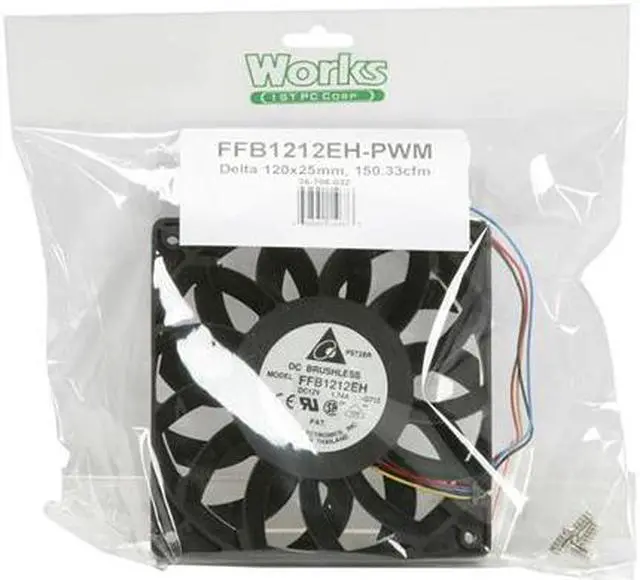Alt view image 9 of 9 - Delta FFB1212EH-PWM Case cooler