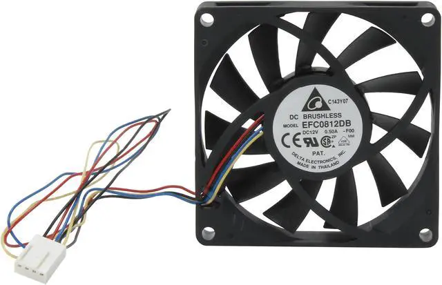 Alt view image 4 of 5 - Delta EFC0812DB-PWM 80mm Case cooler