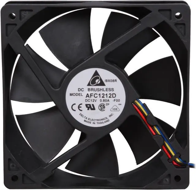 Alt view image 3 of 5 - Delta Electronics AFC1212D-PWM Case Cooler with TAC Sensor