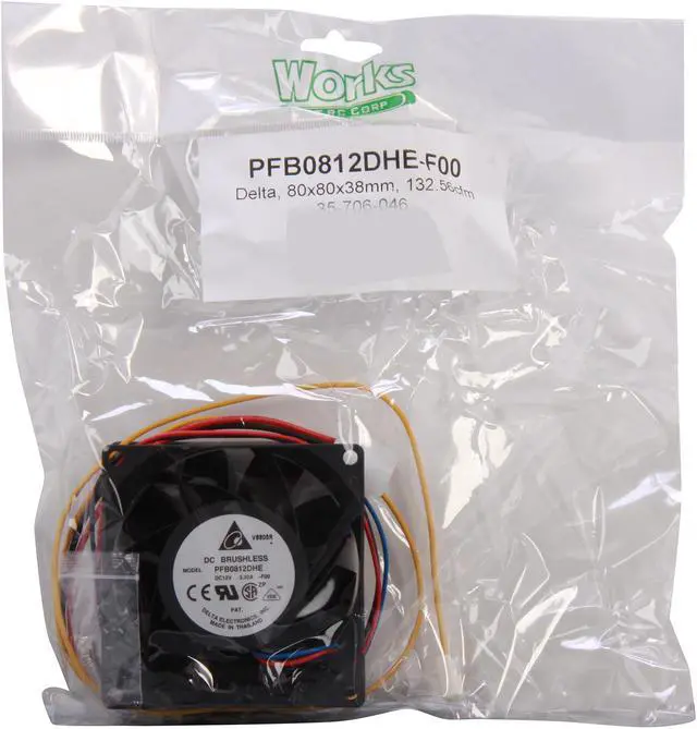 Alt view image 6 of 6 - 1ST PC CORP. FN-PFB0812DHE-F00 80mm Case Fan