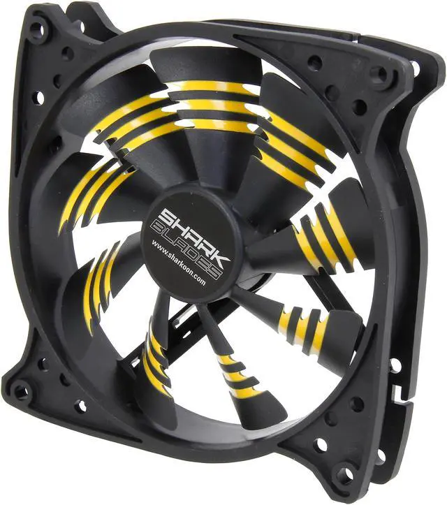Main image of Sharkoon 000SKBY Shark Blade 120mm Cooling Case Fan – Yellow
