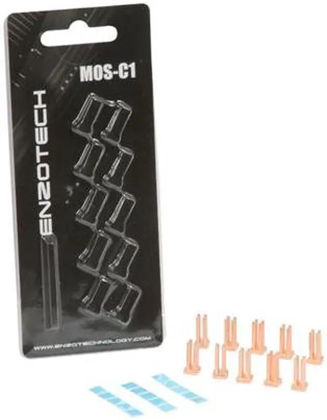Alt view image 3 of 3 - Enzotech MOS-C1 C1100 Forged Copper Heatsinks only