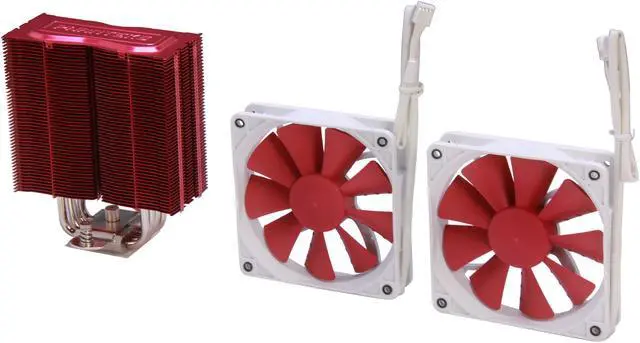 Alt view image 2 of 12 - Phanteks PH-TC12DX_RD Dual 120mm PWM CPU Cooler