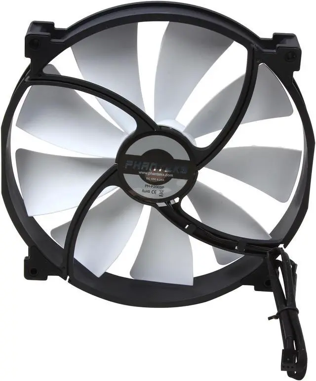 Alt view image 4 of 4 - Phanteks PH-F200SP_BK 200 mm Case Fan