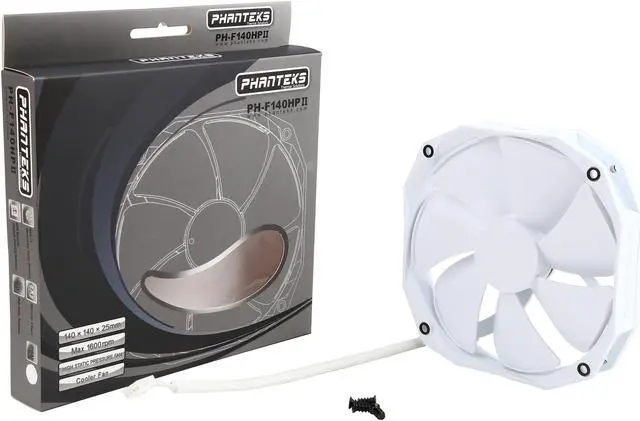 Alt view image 5 of 5 - Phanteks PH-F140HP II PH-F140HP_WT 2 140mm PWM Fan