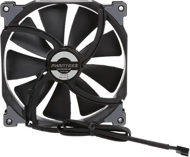Alt view image 4 of 5 - Phanteks PH-F140SP 140mm Premier Case Fan Black color edition