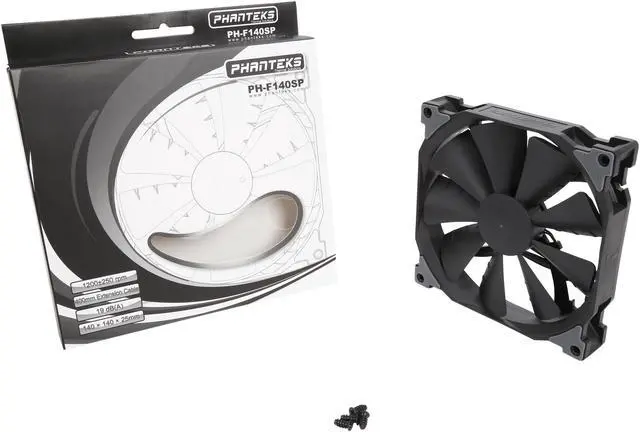 Alt view image 5 of 5 - Phanteks PH-F140SP 140mm Premier Case Fan Black color edition