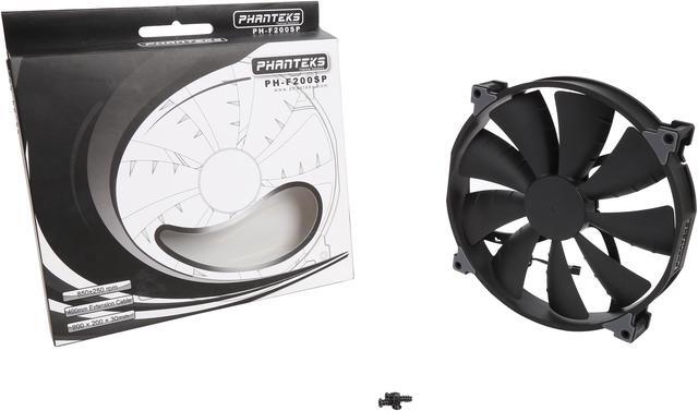 Alt view image 5 of 5 - Phanteks PH-F200SP 200mm Premier Case Fan Black color edition