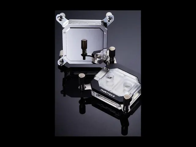 Alt view image 6 of 9 - Phanteks Glacier Series C350I CPU Water Block, Nickel-plated Copper Base, Acrylic top with Aluminum cover, RGB LED, Solid-Sku Mounting Bracket - Black