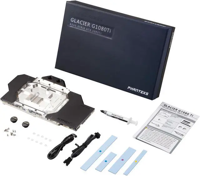 Alt view image 7 of 8 - Phanteks PH-GB1080TiAS_BK01 Glacier G1080 Asus Strix Water Blocks