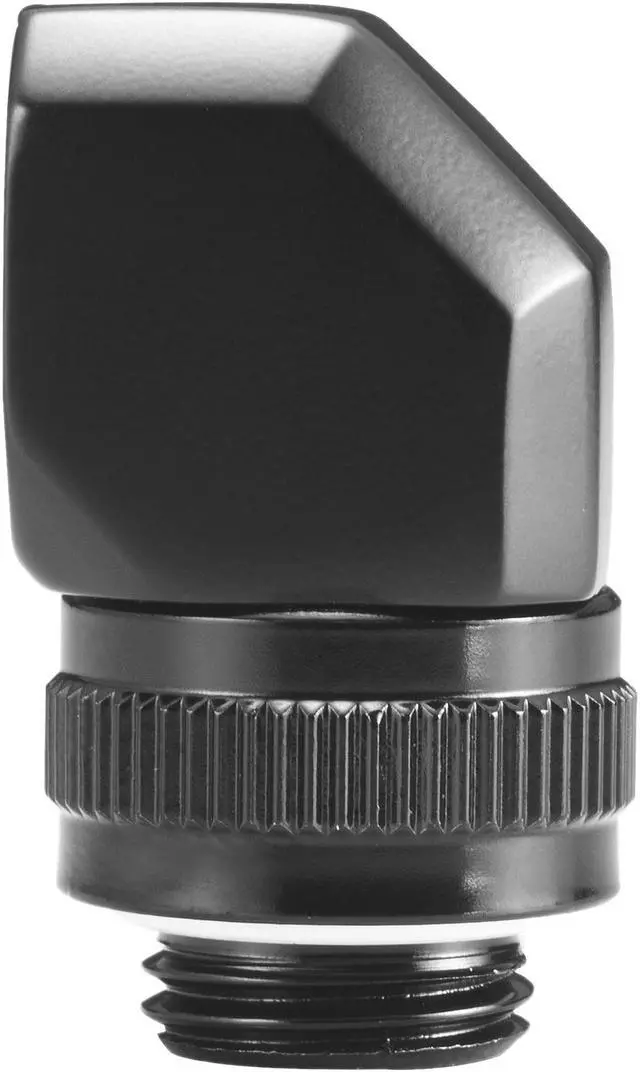 Alt view image 2 of 5 - Phanteks PH-RA90_BK_G1/4 M-F Rotary Fitting 45