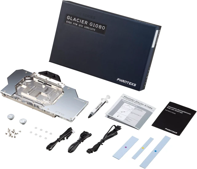 Alt view image 9 of 9 - PHANTEKS PH-GB1080FTW_BK01 Glacier G1080 EVGA FTW GPU Water Block