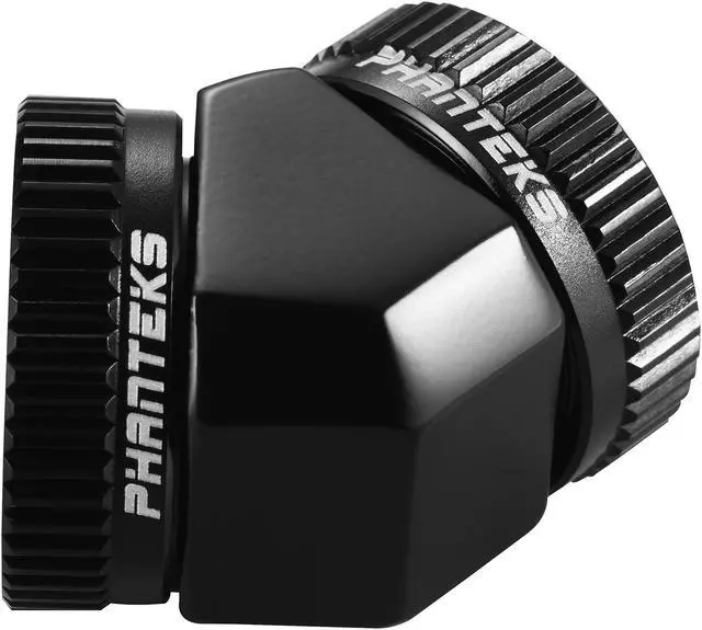 Alt view image 2 of 4 - Phanteks Glacier Series Fittings PH-A45_BK_16 16MM Hard Tube Adapter 45