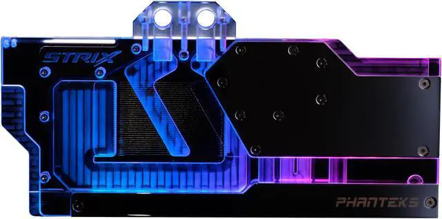 Alt view image 5 of 15 - Phanteks Glacier RTX 2080Ti ASUS Strix Edition GPU Block - Black (PH-GB2080TiAS_BK01)