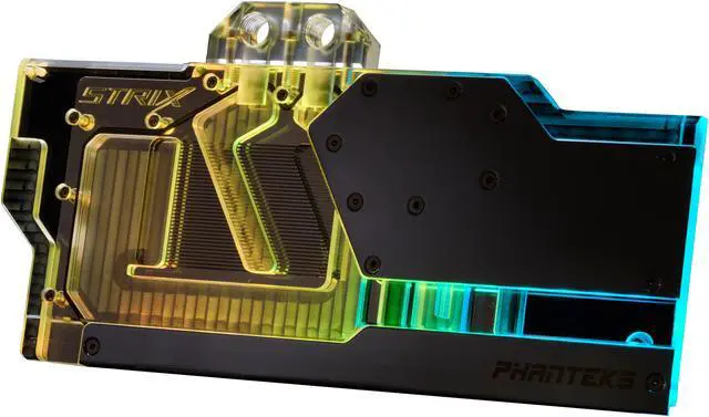 Alt view image 8 of 15 - Phanteks Glacier RTX 2080Ti ASUS Strix Edition GPU Block - Black (PH-GB2080TiAS_BK01)