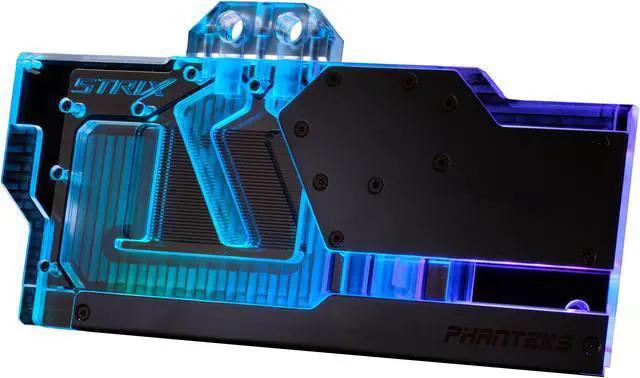 Alt view image 9 of 15 - Phanteks Glacier RTX 2080Ti ASUS Strix Edition GPU Block - Black (PH-GB2080TiAS_BK01)