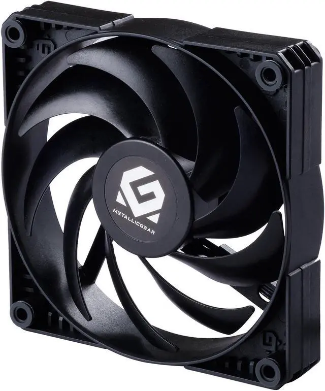 Alt view image 3 of 7 - MetallicGear Skiron MG-F120P_BBK Non-LED LED Case Fan