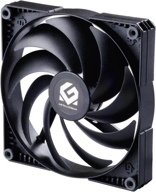 Alt view image 2 of 6 - MetallicGear Skiron MG-F140P_BBK 140mm Case Fan