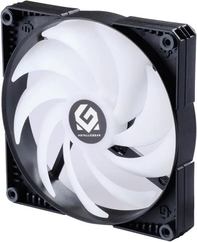 Alt view image 3 of 8 - MetallicGear Skiron DRGB MG-F140PDRGB_BK 140mm DRGB LED Case Fan