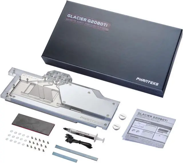 Alt view image 4 of 4 - Phanteks PH-GB2080TiGB_CR02 RTX2080Ti Gigabyte Xtreme Edition GPU Block - Mirror Chrome