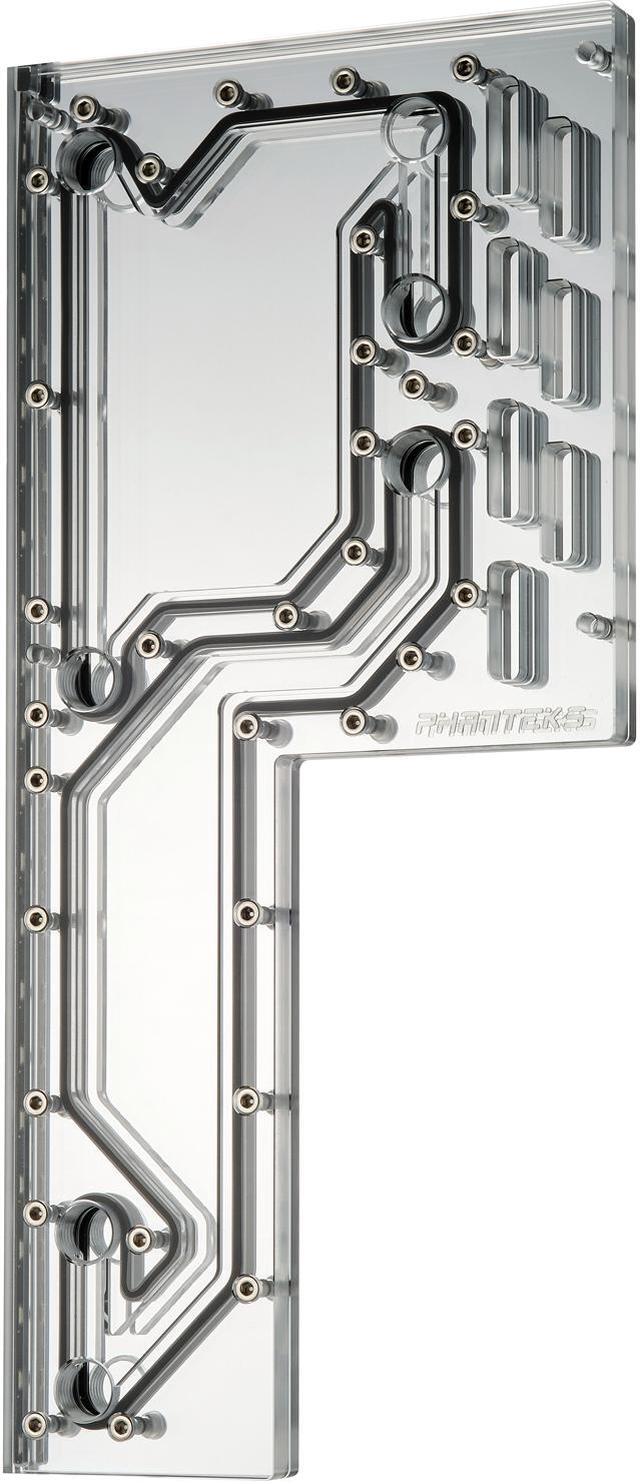 Phanteks D140 Distribution Plate. Mirror Acrylic Backplate 