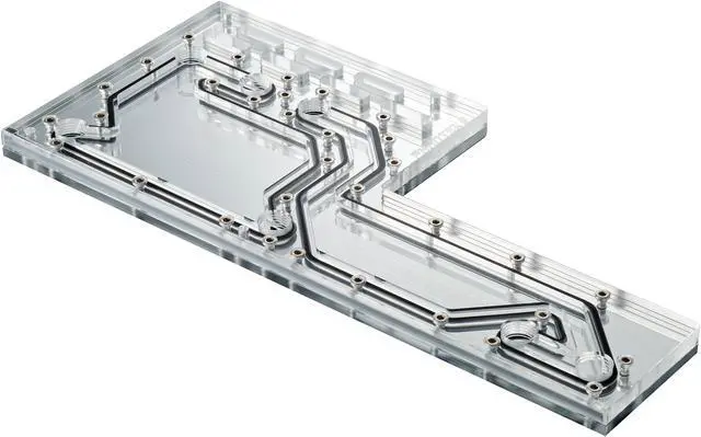 Main image of Phanteks D140 Distribution Plate. Mirror Acrylic Backplate, Digital-RGB LED