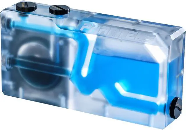 Alt view image 3 of 5 - Phanteks Glacier R160C PH-R160C_02 Combo Reservoir for DDC Pump, Transparent Acrylic Backplate, Integrated Digital-RGB Lighting