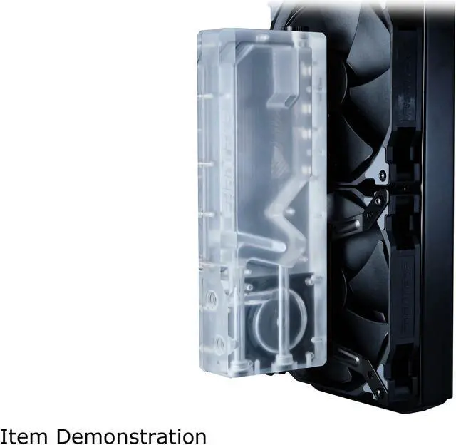 Alt view image 5 of 5 - Phanteks Glacier R220C PH-R220C_02 Combo Reservoir for DDC Pump, Transparent Acrylic Backplate, Integrated Digital-RGB Lighting