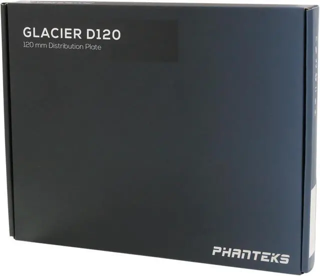Alt view image 9 of 9 - Phanteks Glacier D120 Universal Distribution Plate, Mirror Acrylic Backplate, Digital-RGB LED