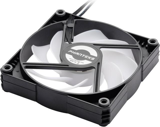 Alt view image 4 of 5 - Phanteks SK120 DRGB PWM FAN - 120mm Fan, High Airflow Nine-blade Design, Digital RGB Lighting, Rubber Dampening Washers - Black