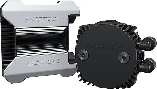 Alt view image 4 of 7 - Phanteks Glacier One 240MPH D-RGB AIO Liquid CPU Cooler, Infinity Mirror Pump Cap Design, 2x Silent 120mm MP PWM Fans, 2x D-RGB Halos Fan Frames, White, PH-GO240MPH_DWT01