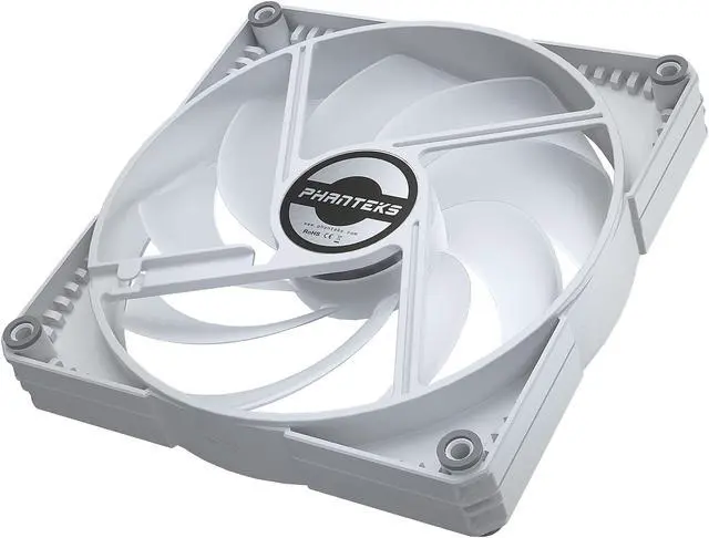Alt view image 6 of 7 - Phanteks SK140 DRGB PWM FAN 3Pack - 3x 140mm fan, High Airflow Nine-blade Design, DRGB Lighting, Rubber Dampening Washers - White