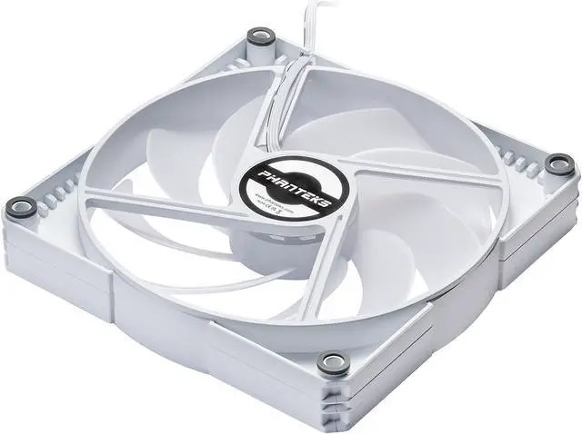 Alt view image 5 of 7 - Phanteks SK140 DRGB PWM FAN 3Pack - 3x 140mm fan, High Airflow Nine-blade Design, DRGB Lighting, Rubber Dampening Washers - White