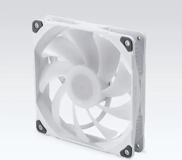Alt view image 6 of 7 - Phanteks M25-140 D-RGB fan, High-Airflow radiator performance, PWM control up to 1800RPM, ARGB/DRGB lighting, Daisy-Chain cable, White