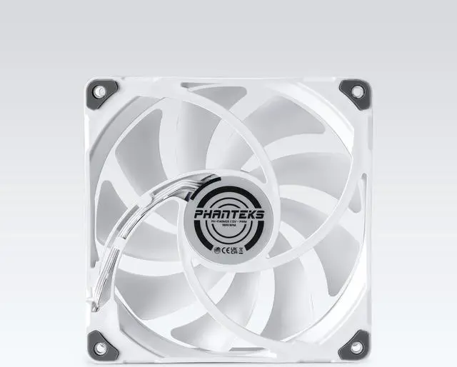 Alt view image 4 of 7 - Phanteks M25-140 D-RGB fan, High-Airflow radiator performance, PWM control up to 1800RPM, ARGB/DRGB lighting, Daisy-Chain cable, White ,3 Pack